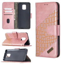 Load image into Gallery viewer, Matching Color Crocodile Texture Horizontal Flip PU Leather Case with Wallet &amp; Holder &amp; Card Slots, For Xiaomi Redmi Note 7, For Xiaomi Redmi Note 9 Pro