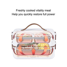 Load image into Gallery viewer, Multi Functional Microwave Oven With Plug-in Electric Cooking Electric Lunch Box, White Single Layer, White Double Layer, Three Layers Of White