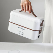 Load image into Gallery viewer, Multi Functional Microwave Oven With Plug-in Electric Cooking Electric Lunch Box, White Single Layer, White Double Layer, Three Layers Of White