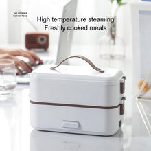 Load image into Gallery viewer, Multi Functional Microwave Oven With Plug-in Electric Cooking Electric Lunch Box, White Single Layer, White Double Layer, Three Layers Of White