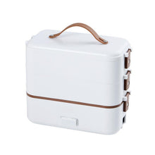 Load image into Gallery viewer, Multi Functional Microwave Oven With Plug-in Electric Cooking Electric Lunch Box, White Single Layer, White Double Layer, Three Layers Of White