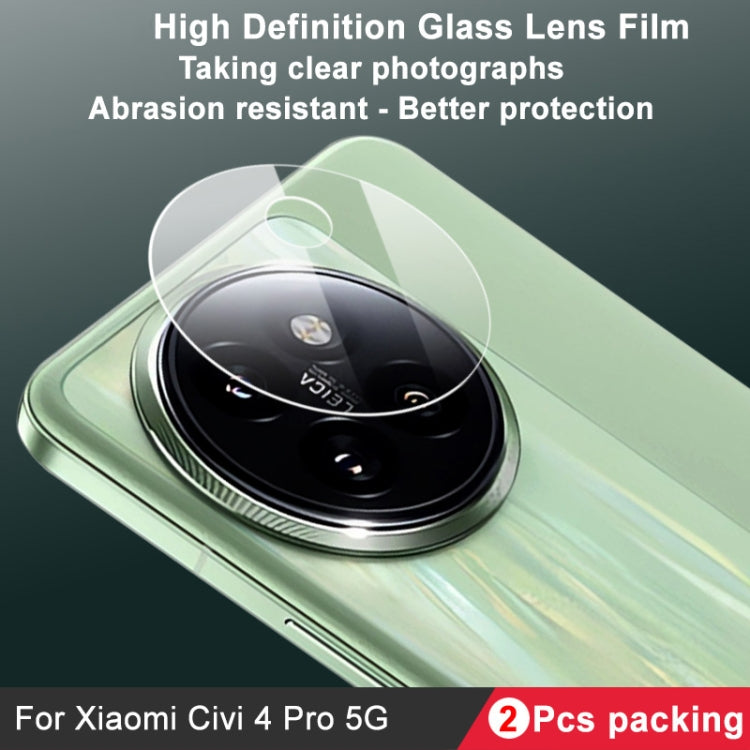 2 PCS/Set IMAK HD Glass Rear Camera Lens Film