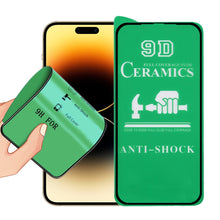 Load image into Gallery viewer, 9D Full Screen Full Glue Ceramic Film, For iPhone 14 Pro, For iPhone 14 Pro Max