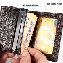 Load image into Gallery viewer, KB156 Antimagnetic RFID Men Leather Card Bag Card Holder