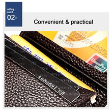 Load image into Gallery viewer, KB156 Antimagnetic RFID Men Leather Card Bag Card Holder