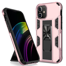 Load image into Gallery viewer, Armor Shockproof TPU + PC Magnetic Protective Case with Invisible Holder, For iPhone 12 Pro Max