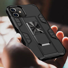 Load image into Gallery viewer, Armor Shockproof TPU + PC Magnetic Protective Case with Invisible Holder, For iPhone 12 Pro Max
