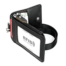 Load image into Gallery viewer, KB172 Antimagnetic RFID Leather Card Holder Office Work Certificate Case Chest Card, KB172