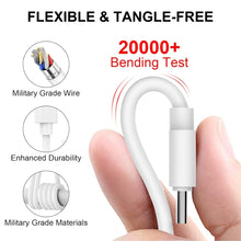 Load image into Gallery viewer, Fast Charging Data Cable, Length: 1m, Type-C to Type-C PD 60W, Type-C to 8 Pin, USB to 8 Pin, USB to Type-C