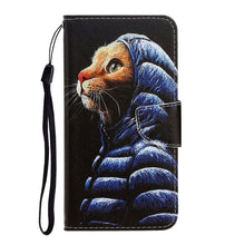 Load image into Gallery viewer, 3D Colored Drawing Horizontal Flip PU Leather Case with Holder &amp; Card Slots &amp; Wallet