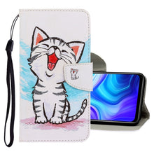 Load image into Gallery viewer, 3D Colored Drawing Horizontal Flip PU Leather Case with Holder &amp; Card Slots &amp; Wallet