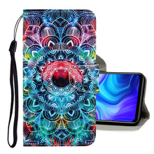 Load image into Gallery viewer, 3D Colored Drawing Horizontal Flip PU Leather Case with Holder &amp; Card Slots &amp; Wallet