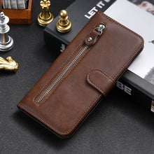 Load image into Gallery viewer, Fashion Calf Texture Zipper Horizontal Flip Leather Case with Stand &amp; Card Slots &amp; Wallet Function, For Xiaomi Mi Note 10 Lite, For Xiaomi Redmi Note 9 / 10X 5G