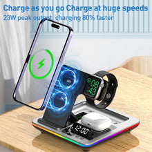 Load image into Gallery viewer, A93 15W 5 in 1 Multifunctional Foldable Wireless Charger Desktop Phone Stand