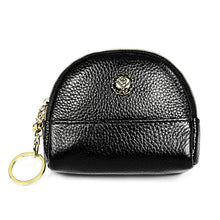 Load image into Gallery viewer, 2027 Lady Leather Zipper Wallet Purse Double-pocket Little Shell Bag