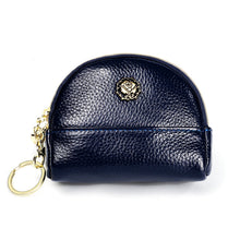 Load image into Gallery viewer, 2027 Lady Leather Zipper Wallet Purse Double-pocket Little Shell Bag