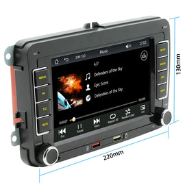 For Volkswagen 7 inch Portable Car MP5 Player Support CarPlay / Android Auto, F9070
