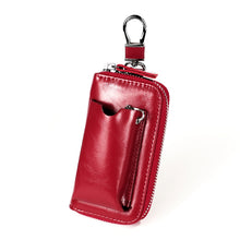 Load image into Gallery viewer, 9108 Large Capacity Zipper Leather Keys Holder Bag Multi-function Wallet