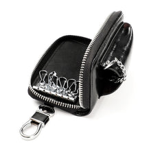 Load image into Gallery viewer, 9108 Large Capacity Zipper Leather Keys Holder Bag Multi-function Wallet