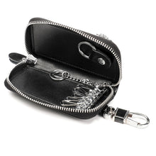 Load image into Gallery viewer, 9108 Large Capacity Zipper Leather Keys Holder Bag Multi-function Wallet