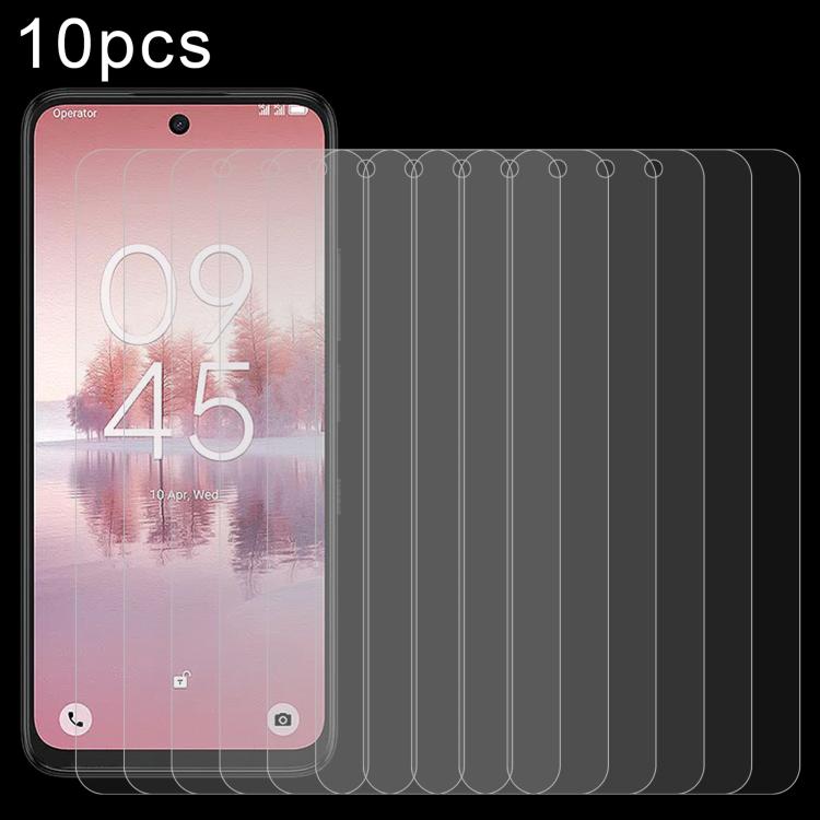 10pcs 0.26mm 9H 2.5D Tempered Glass Film
