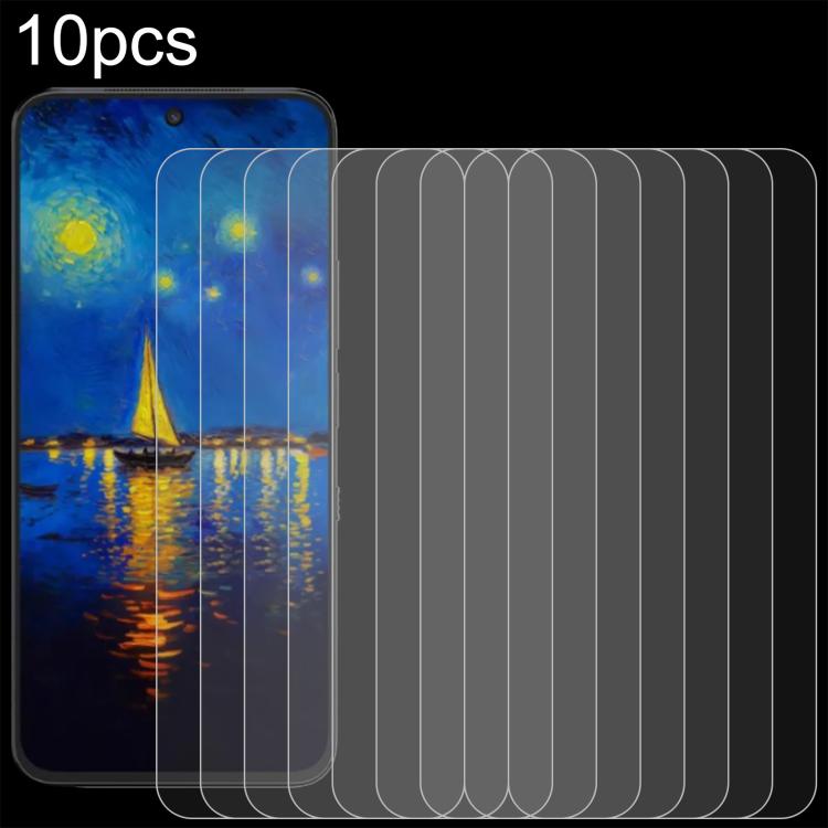10pcs 0.26mm 9H 2.5D Tempered Glass Film