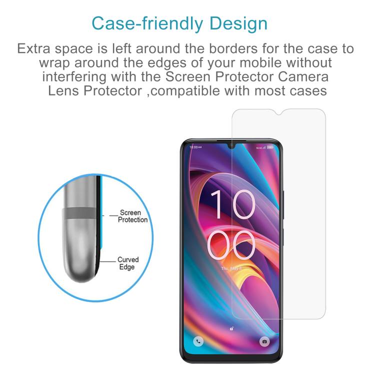 10pcs 0.26mm 9H 2.5D Tempered Glass Film