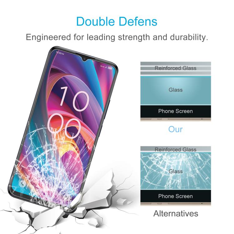 10pcs 0.26mm 9H 2.5D Tempered Glass Film