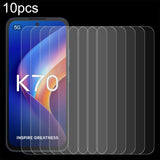 10pcs 0.26mm 9H 2.5D Tempered Glass Film, For TCL K70 5G, For TCL K70 SE T453D, For TCL K70 Power 4G, For TCL K70 4G, For TCL NxtPaper 70 Pro 5G, For TCL 60 XE NxtPaper 5G, For TCL K33 5G, For TCL K32 5G, For TCL NxtPaper 60 Ultra 5G                   ...