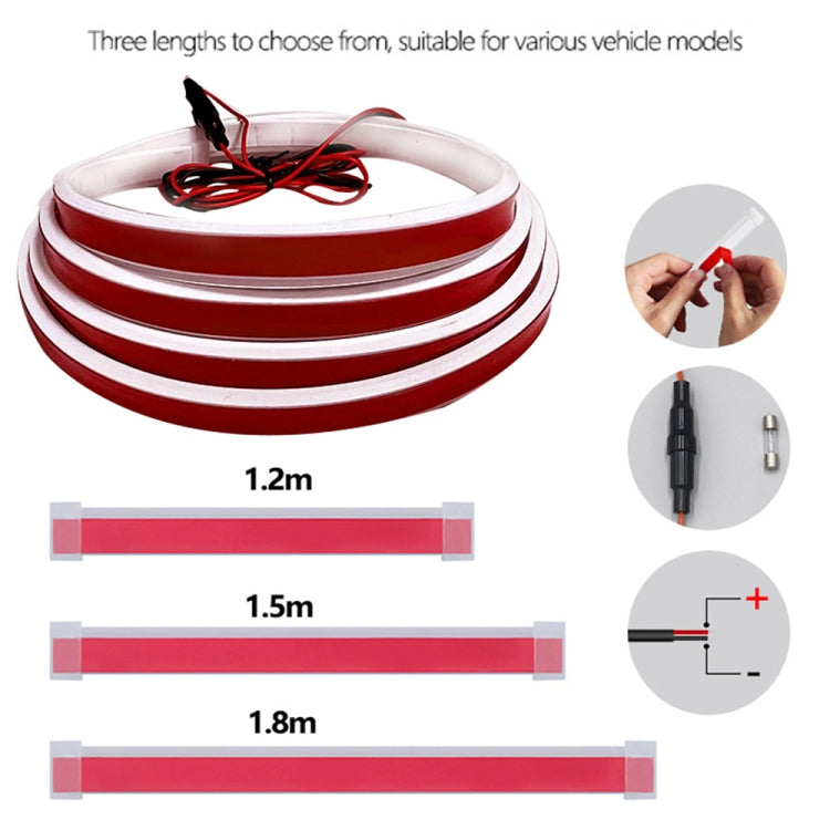 Car Startup Scan Through Hood LED Daytime Running Atmosphere Light, 1.2m, 1.5m, 1.8m