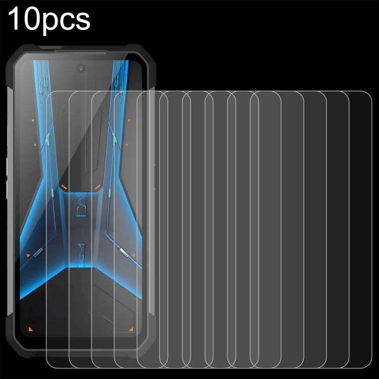 10pcs 0.26mm 9H 2.5D Tempered Glass Film, For Unihertz 8849 Tank 4 Pro / 8849 Tank 4, For Unihertz 8849 Tank 2 Pro, For Unihertz 8849 Tank 3S, For Unihertz Tank 3 Pro 8849