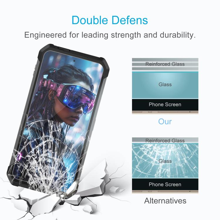 10pcs 0.26mm 9H 2.5D Tempered Glass Film, For Unihertz 8849 Tank 4 Pro / 8849 Tank 4, For Unihertz 8849 Tank 2 Pro, For Unihertz 8849 Tank 3S, For Unihertz Tank 3 Pro 8849