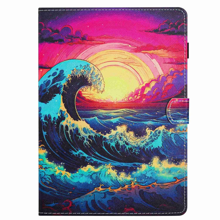 Painted Pattern Stitching Smart Leather Tablet Case, For iPad 10th Gen 10.9 2022, For iPad mini 2024 / mini 6, For iPad 11 Pro 2024 / 2020 / Air 4 10.9, For iPad 10.2 2020 / 2019, For iPad mini 5 / 4 / 3 / 2 / 1, For iPad 9.7 2018 / 2017