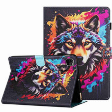 Load image into Gallery viewer, Painted Pattern Stitching Smart Leather Tablet Case, For iPad 10th Gen 10.9 2022, For iPad mini 2024 / mini 6, For iPad 11 Pro 2024 / 2020 / Air 4 10.9, For iPad 10.2 2020 / 2019, For iPad mini 5 / 4 / 3 / 2 / 1, For iPad 9.7 2018 / 2017
