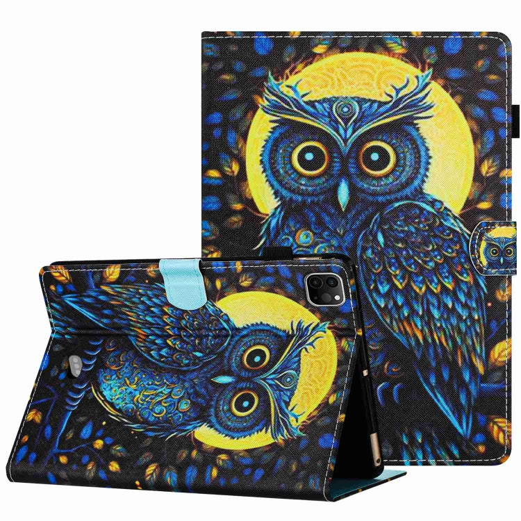 Painted Pattern Stitching Smart Leather Tablet Case, For iPad 10th Gen 10.9 2022, For iPad mini 2024 / mini 6, For iPad 11 Pro 2024 / 2020 / Air 4 10.9, For iPad 10.2 2020 / 2019, For iPad mini 5 / 4 / 3 / 2 / 1, For iPad 9.7 2018 / 2017