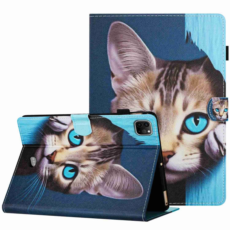 Painted Pattern Stitching Smart Leather Tablet Case, For iPad 10th Gen 10.9 2022, For iPad mini 2024 / mini 6, For iPad 11 Pro 2024 / 2020 / Air 4 10.9, For iPad 10.2 2020 / 2019, For iPad mini 5 / 4 / 3 / 2 / 1, For iPad 9.7 2018 / 2017