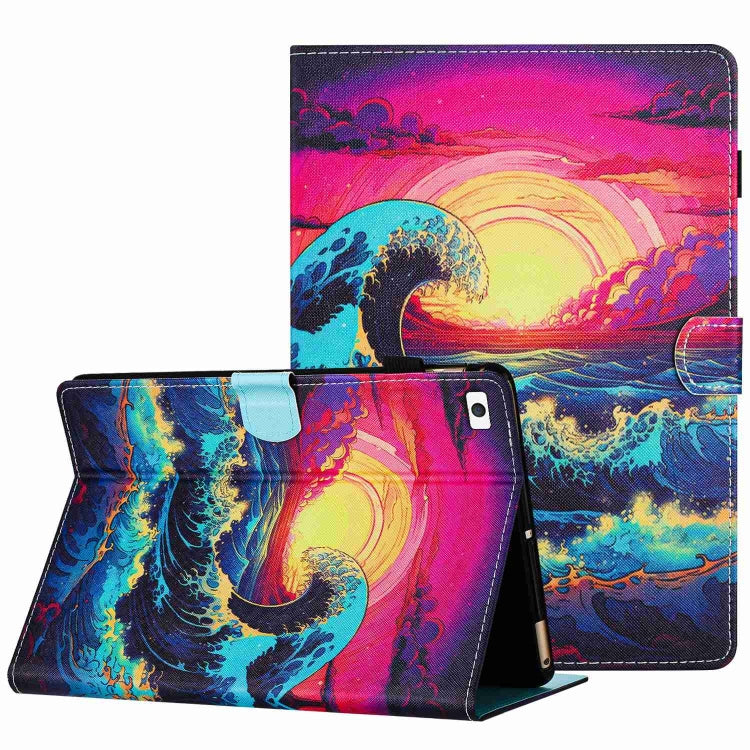 Painted Pattern Stitching Smart Leather Tablet Case, For iPad 10th Gen 10.9 2022, For iPad mini 2024 / mini 6, For iPad 11 Pro 2024 / 2020 / Air 4 10.9, For iPad 10.2 2020 / 2019, For iPad mini 5 / 4 / 3 / 2 / 1, For iPad 9.7 2018 / 2017
