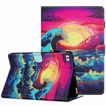 Load image into Gallery viewer, Painted Pattern Stitching Smart Leather Tablet Case, For iPad 10th Gen 10.9 2022, For iPad mini 2024 / mini 6, For iPad 11 Pro 2024 / 2020 / Air 4 10.9, For iPad 10.2 2020 / 2019, For iPad mini 5 / 4 / 3 / 2 / 1, For iPad 9.7 2018 / 2017