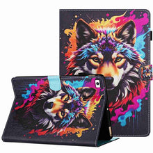 Load image into Gallery viewer, Painted Pattern Stitching Smart Leather Tablet Case, For iPad 10th Gen 10.9 2022, For iPad mini 2024 / mini 6, For iPad 11 Pro 2024 / 2020 / Air 4 10.9, For iPad 10.2 2020 / 2019, For iPad mini 5 / 4 / 3 / 2 / 1, For iPad 9.7 2018 / 2017