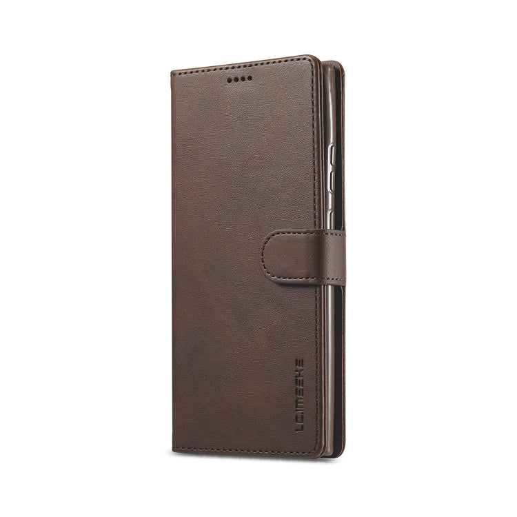 LC.IMEEKE Calf Texture Horizontal Flip Leather Case, with Holder & Card Slots & Wallet