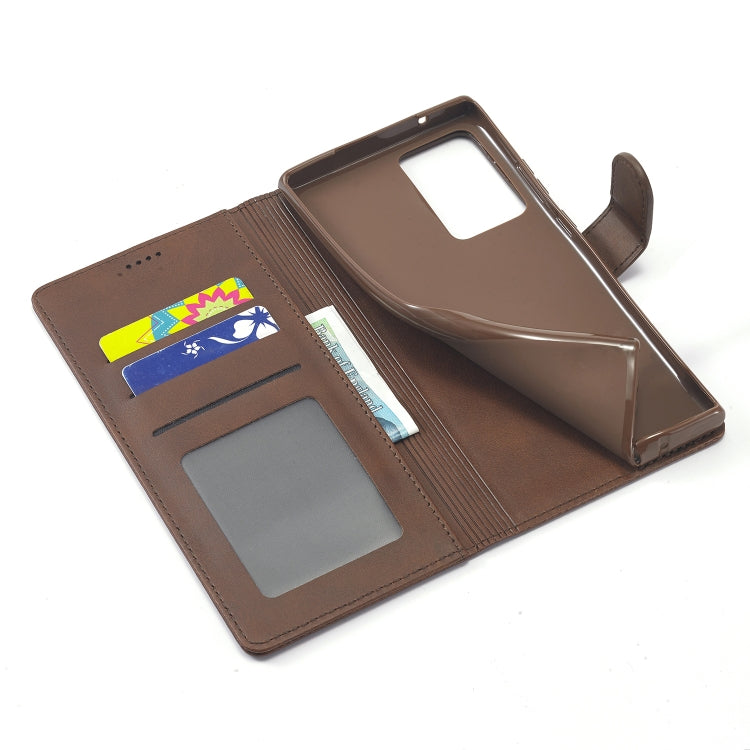 LC.IMEEKE Calf Texture Horizontal Flip Leather Case, with Holder & Card Slots & Wallet