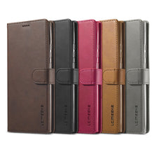 Load image into Gallery viewer, LC.IMEEKE Calf Texture Horizontal Flip Leather Case, with Holder &amp; Card Slots &amp; Wallet