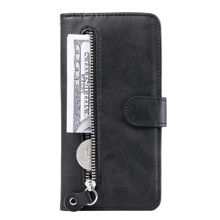 Fashion Calf Texture Zipper Horizontal Flip Leather Case with Holder & Card Slots & Wallet