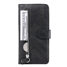 Load image into Gallery viewer, Fashion Calf Texture Zipper Horizontal Flip Leather Case with Holder &amp; Card Slots &amp; Wallet