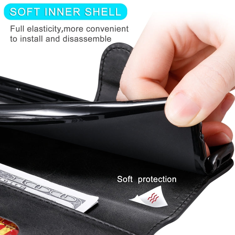 Fashion Calf Texture Zipper Horizontal Flip Leather Case with Holder & Card Slots & Wallet