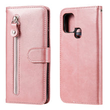 Load image into Gallery viewer, Fashion Calf Texture Zipper Horizontal Flip Leather Case with Holder &amp; Card Slots &amp; Wallet