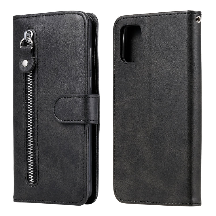 Fashion Calf Texture Zipper Horizontal Flip Leather Case with Holder & Card Slots & Wallet