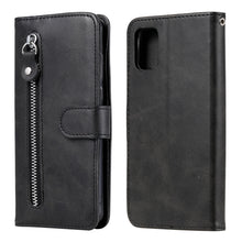 Load image into Gallery viewer, Fashion Calf Texture Zipper Horizontal Flip Leather Case with Holder &amp; Card Slots &amp; Wallet