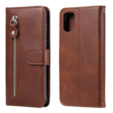 Load image into Gallery viewer, Fashion Calf Texture Zipper Horizontal Flip Leather Case with Holder &amp; Card Slots &amp; Wallet