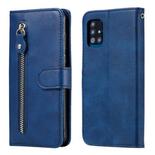 Load image into Gallery viewer, Fashion Calf Texture Zipper Horizontal Flip Leather Case with Holder &amp; Card Slots &amp; Wallet